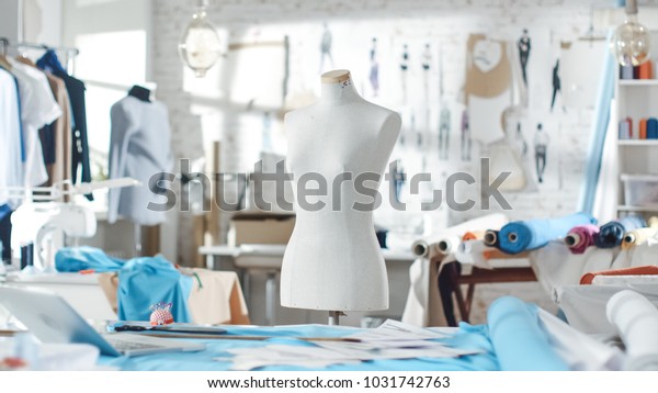 Shot Tailoring Mannequin That Stands Bright Stock Photo 1031742763 ...