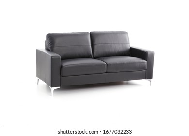 Shot of a two seater sofa on white background