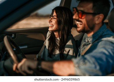 Shot of a young couple going a road trip together - Powered by Shutterstock