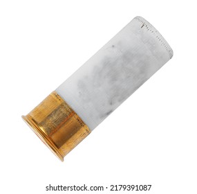 Shotgun Shell Cartridge Isolated On White Background