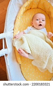 Shots of a baby in a bassinet