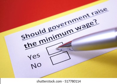 Should Government Raise The Minimum Wage?yes