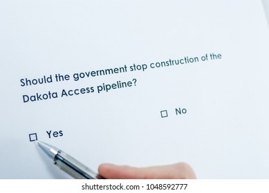 Should The Government Stop Construction Of The Dakota Access Pipeline?