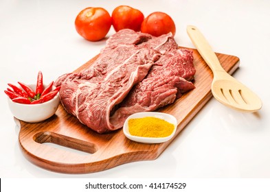shoulder clod meat - Shutterstock ID 414174529