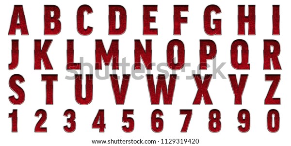 Show Alphabet Letters Stock Photo 1129319420 | Shutterstock