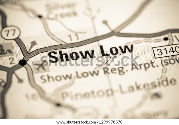 Show Low Arizona Usa On Map Miscellaneous Objects Stock Image
