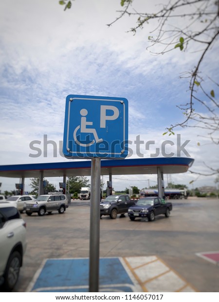 Show signs\
for disabled parking and\
wheelchairs.