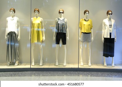 Showcase Model In Store Window