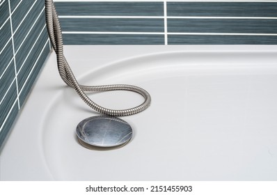 Shower Cabin Floor Background, Top View