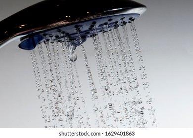 Shower Head Falling Water Drops Stock Photo 1629401863 | Shutterstock