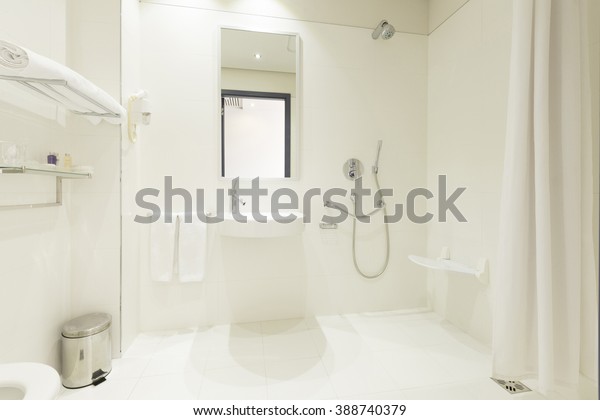 Shower Room Disabled People Stock Photo Edit Now 388740379