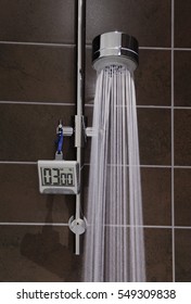 Shower With Timer And Running Water