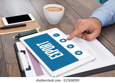 SHOWING EXPORT SCREEN
