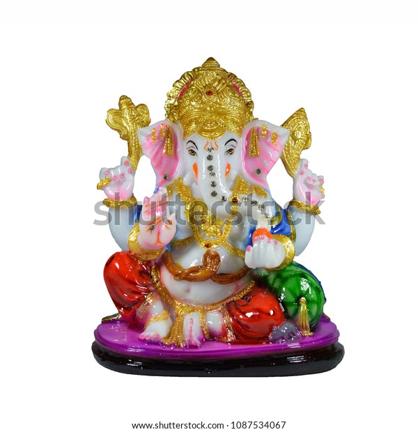 Showpiece Ganesh Idol Home Decoration Religion Stock Image