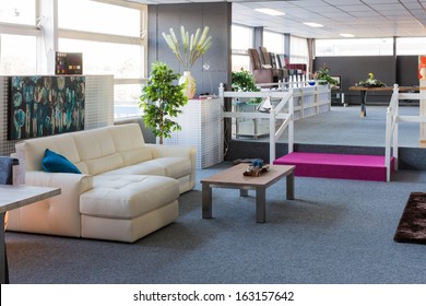 Showroom Of Modern Furniture Store