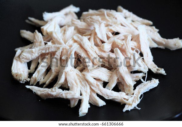 Shred Boiled Chicken Breast Stock Photo Edit Now 661306666