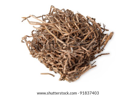 shredded brown cardboard II