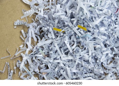 Shredded documents