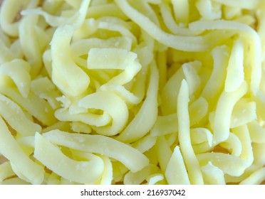 Shredded Mozzarella Cheese Background