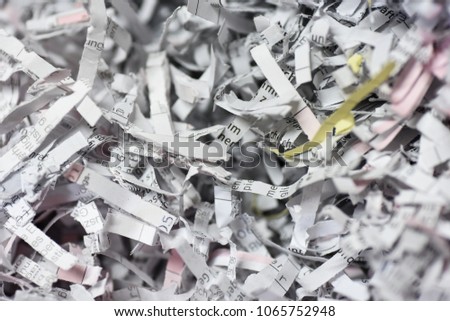 Shredded Paper Background