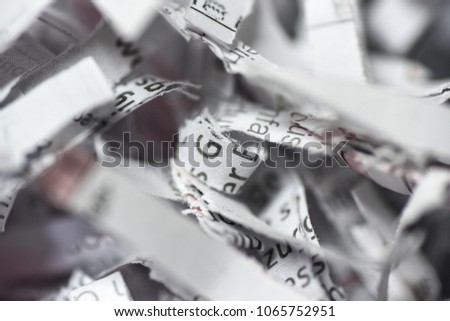 Shredded Paper Background