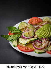 Shrimp Ceviche , Prawn Ceviche, Seafood Marinated Salad