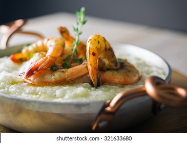 Shrimp And Grits. 