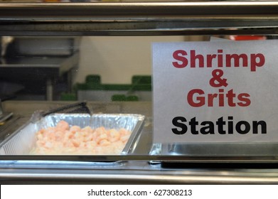 Shrimp And Grits Food Prep Station