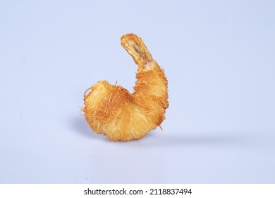 shrimp with kunafa in deep fried crispy 