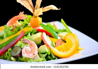 Shrimp Salad And Vegtables