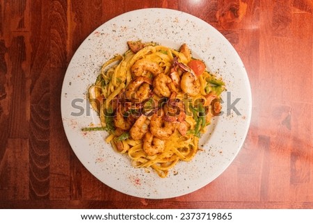 Shrimp and Sausage Cajun Pasta