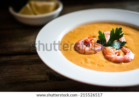 Similar – Image, Stock Photo Creamy mussels on wooden background