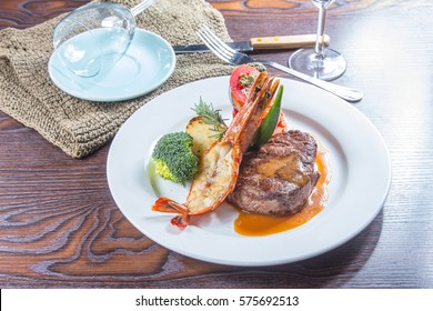 Shrimp And Steak