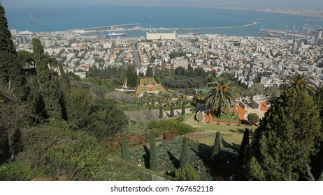 Shrine Of The Báb And Bahá'í Gardens In Haifa, Israel