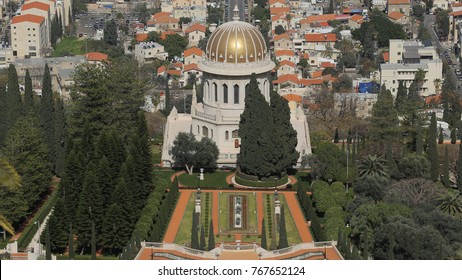 Shrine Of The Báb And Bahá'í Gardens In Haifa, Israel