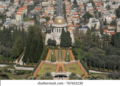 Shrine Of The Báb And Bahá'í Gardens In Haifa, Israel