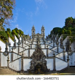 Shrine Good Jesus Mountain Braga Portugal Stock Photo 166483751 ...