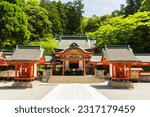 Shrine of Kirishima Jingu Shrine, Kirishima City, Kagoshima Prefecture, Japan