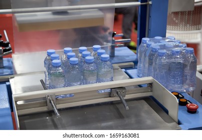 Shrink Film Wrapping Machine For Bottle Of Water