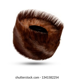 Shtreimel - Hasidic Fur Hat - Isolated