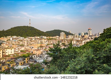 Shunde, Guangdong, China - August 10th 2019: Townscape Of Daliang Subdistrict, Shunde District, Foshan City, Guangdong Province, China.