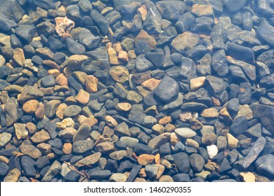 Shungite Stones At The Bottom Of Lake Onega