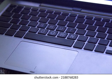 Shut Down On Laptop Keyboard 