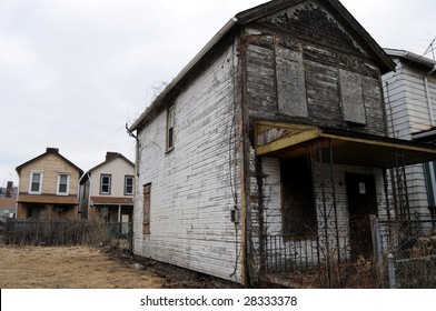 Shuttered and rotten, a house is destined to be leveled in Braddock, Pennsylvania