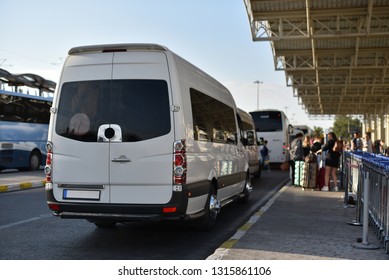 shuttle of transfer service in airport