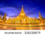 Shwedagon Pagoda in Yangon, Myanmar.