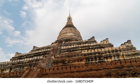 Shwesandaw Pagoda Bagan Myanmar Built By King Anawrahta.