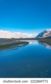 Shyok River Flowing Through Nubra Valley