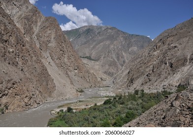 Shyok River From Skardu Towards Khaplu