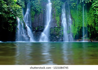 Sibedil Waterfall On Pemalang Central Java